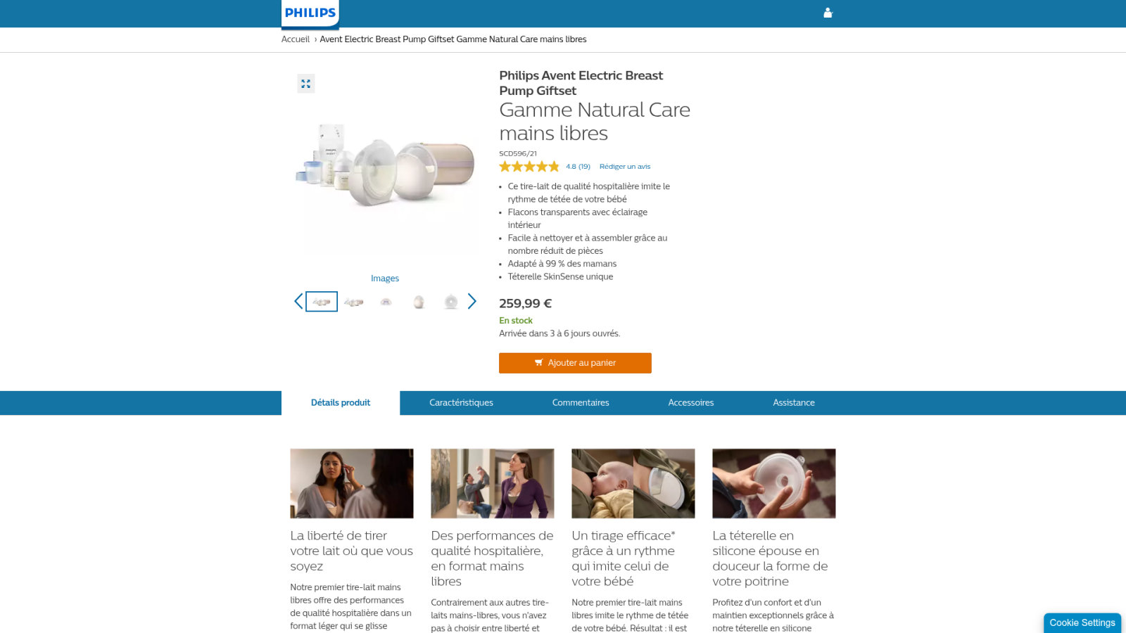 Philips Avent Mains-libres : le confort du silicone SkinSense